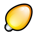 Christmas Light Orange icon